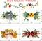 Christmas Wreaths for Front Door with 4 Seasonal Wreaths and 21 Changeable Icons